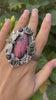 Wild Rose: Rhodonite & Mystic Topaz Ring, AR- 7441