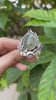 Forest Floor Guardian – Prehnite & Garnet Ring, AR-7721