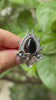 Black Onyx Floral Ring, AR-7012