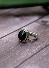 Twisted Wire Black Onyx Ring AR-3013