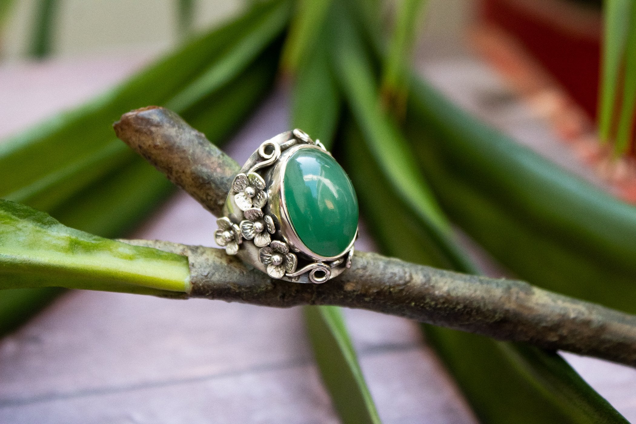 Jade 2024 stone ring