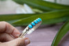 Sleeping Beauty Turquoise Bangle Bracelet AB-2079 - Its Ambra