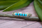 Sleeping Beauty Turquoise Bangle Bracelet AB-2079 - Its Ambra