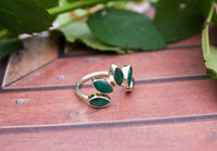 Emerald Ring, Emerald Gemstone Sterling Silver Ring, Handmade Ring, Fine Jewelry, Emerald Jewelry, AR-1132 - Its Ambra