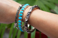 Turquoise Bangle Bracelet, Sleeping Beauty Turquoise AB-2080 - Its Ambra