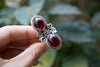 Floral Garnet Ring AR-6547