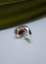 Oval Garnet Ring AR-6545