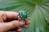 Jade Ring Floral Design, AR-2078 - Its Ambra