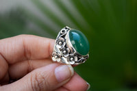 Jade Ring Floral Design, AR-2078 - Its Ambra