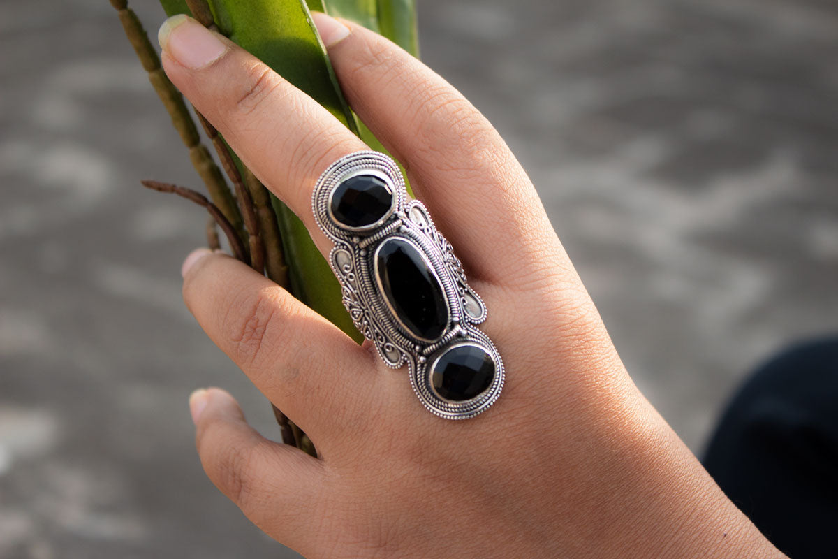 Stone on sale statement rings