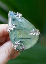 Prehnite Ring, Nature Inspired Ring, AR-6587