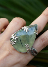 Prehnite Ring, Nature Inspired Ring, AR-6587