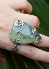 Prehnite Ring, Nature Inspired Ring, AR-6587