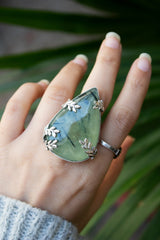 Prehnite Ring, Nature Inspired Ring, AR-6587