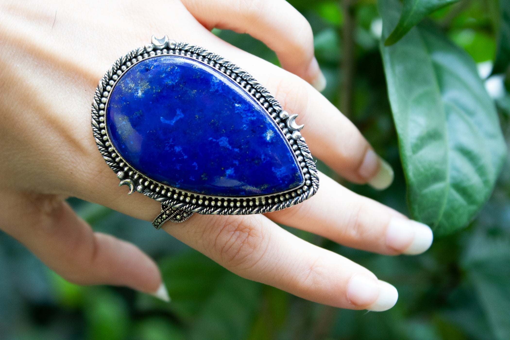 Lapis hot sale stone ring