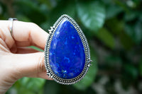 Lapis Lazuli Ring, 925 Sterling Silver SKU 6008