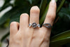 Sunflower Ring with Moonstones AR-4008