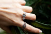 Sunflower Ring with Moonstones AR-4008