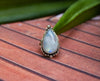 Pear Shape Rainbow Moonstone Ring, June Birthstone, SKU 6283