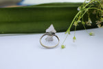 Rainbow Moonstone Ring, Sterling Silver, Fish Ring Oval Moonstone Ring, SKU 6156