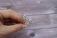 Rose Quartz Sterling Silver Ring, Boho Ring, Pale Pink Stone Ring, SKU 6221