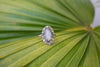 Natural Moonstone Gemstone Ring, Boho, June Birthstone, SKU 6185