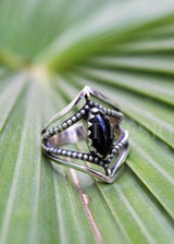 Black Onyx Ring, AR- 6136