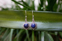 Lapis Lazuli Earrings, Silver Sterling Earrings, SKU 6101