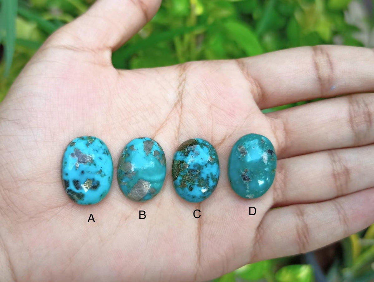 Bague en argent sterling turquoise naturelle, Boho, pierre de naissance décembre, SKU 6212