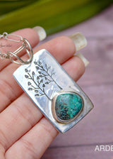 Turquoise Pendant, AP-6334