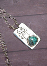 Turquoise Pendant, AP-6334