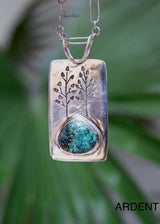 Turquoise Pendant, AP-6334