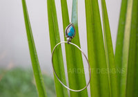 Turquoise Earrings, Turquoise Jewelry, Sterling Silver Earrings, Boho, SKU 6102