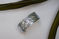 Sterling Silver Cuff Bracelet, Handcrafted Cuff Boho SKU 6092