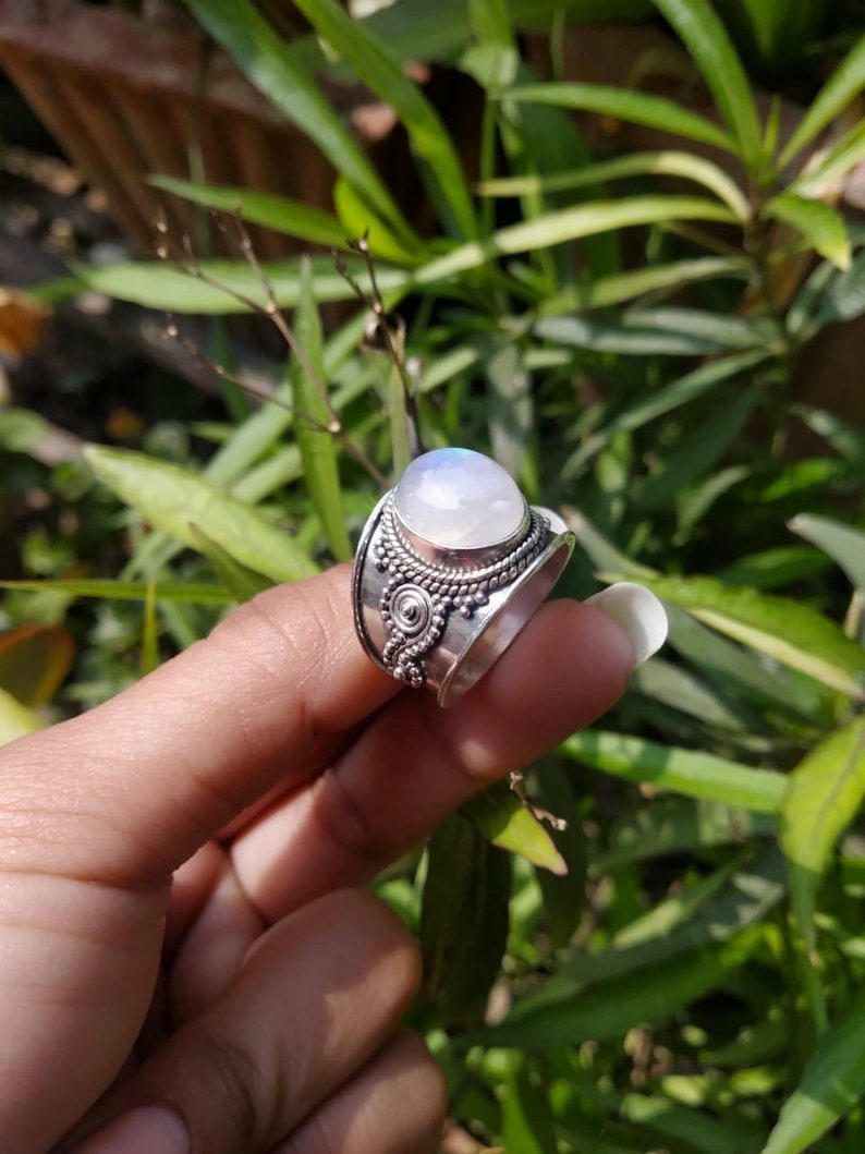 Authentic on sale moonstone ring