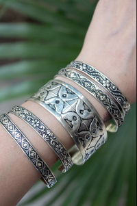 Handmade Cuff Bracelet, Gift For Her, Women Jewelry, Geometric Bracelet, SKU 6088
