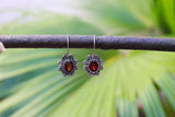 Garnet Earrings AE-2092 - Its Ambra